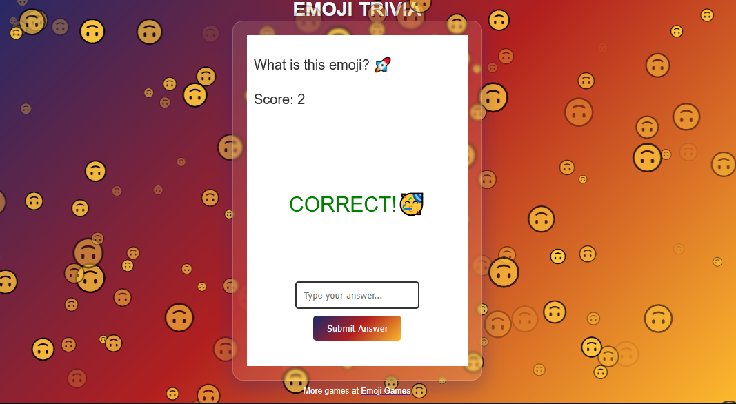 Emoji Trivia